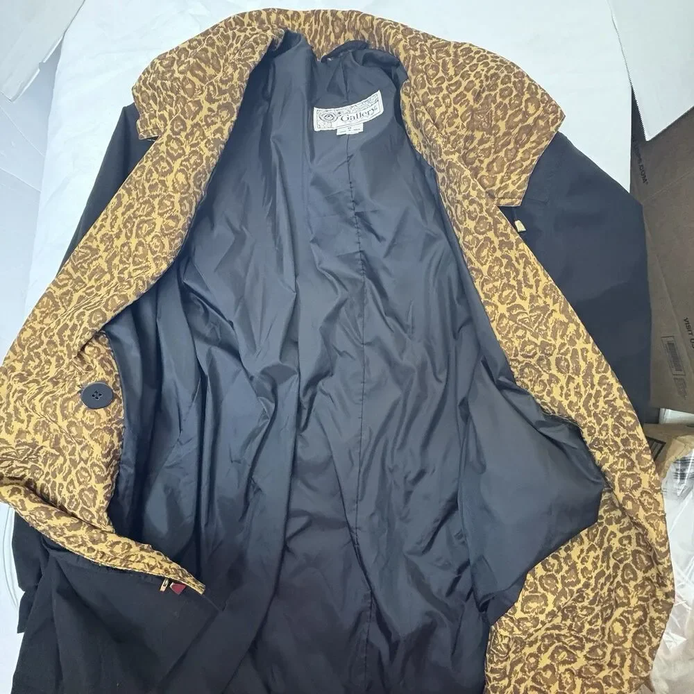 Vintage Gallery Sport Women’s Leopard Print Jacket Size Medium
